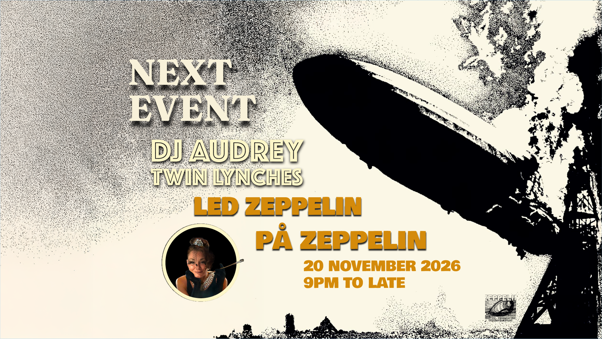 Led Zeppelin på Zeppelin flyer